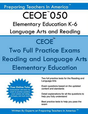 Book cover for CEOE 050 Elementary Education Language Arts and Reading