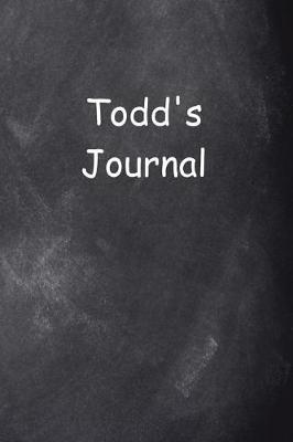 Cover of Todd Personalized Name Journal Custom Name Gift Idea Todd