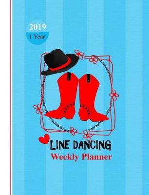 Book cover for Line Dancing Weekly Planner