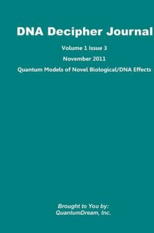 Cover of DNA Decipher Journal Volume 1 Issue 3
