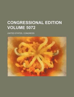 Book cover for Congressional Edition Volume 5072