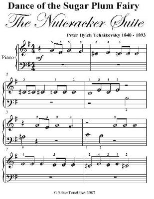 Book cover for Dance of the Sugar Plum Fairy Nutcracker Suite Beginner Piano Sheet Music