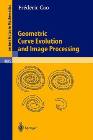 Cover of Geometric Curve Evolution and Image Processing