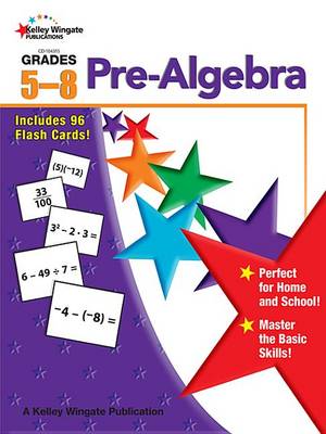 Book cover for Pre-Algebra, Grades 5 - 8
