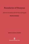 Book cover for Boundaries of Dionysus