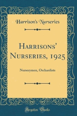 Cover of Harrisons' Nurseries, 1925