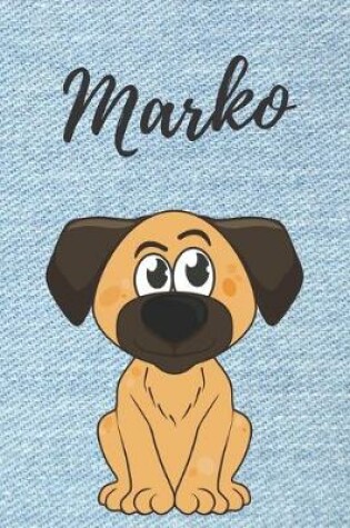 Cover of Marko Hund-Malbuch / Notizbuch Tagebuch