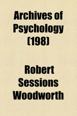 Cover of Archives of Psychology (198)