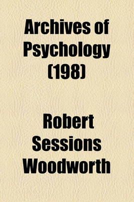 Book cover for Archives of Psychology (198)