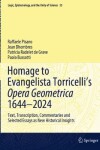 Book cover for Homage to Evangelista Torricelli’s Opera Geometrica 1644–2022