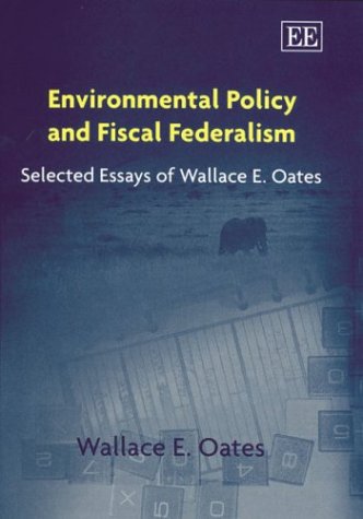 Book cover for Environmental Policy and Fiscal Federalism