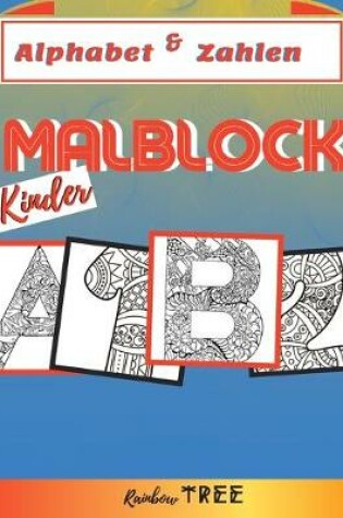 Cover of Kinder Malblock - Alphabet and Zahlen