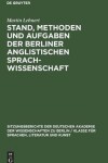 Book cover for Stand, Methoden Und Aufgaben Der Berliner Anglistischen Sprachwissenschaft