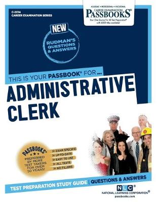 Book cover for Administrative Clerk (C-2014)