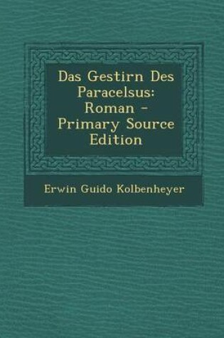 Cover of Das Gestirn Des Paracelsus