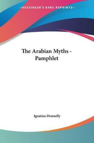 Cover of The Arabian Myths - Pamphlet