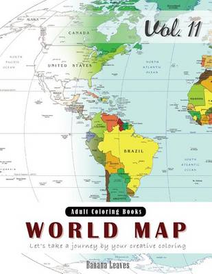 Book cover for World Map Coloring Book for Stress Relief & Mind Relaxation, Stay Focus Therapy