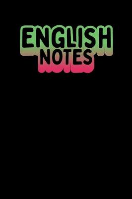 Book cover for English Notes