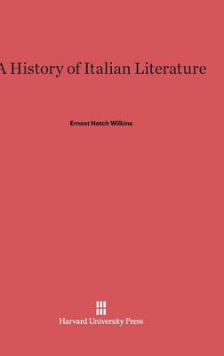 Book cover for A History of Italian Literature