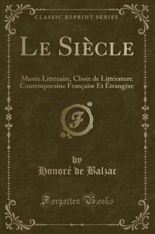 Cover of Le Siècle