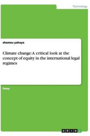 Cover of Climate change