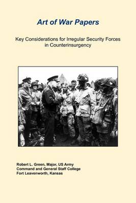 Book cover for Key Considerations For Irregular Security Forces In Counterinsurgency
