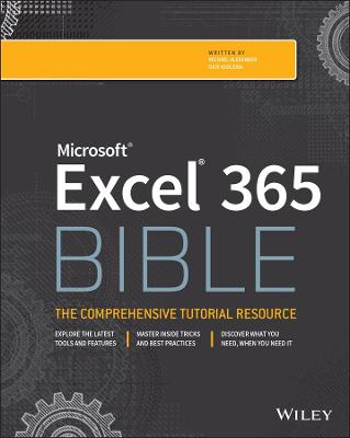 Book cover for Microsoft Excel 365 Bible