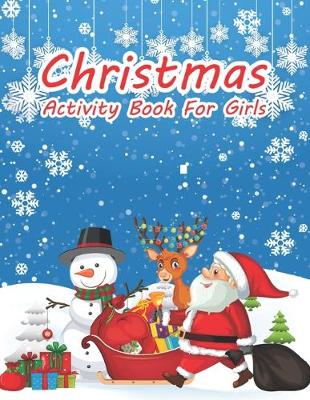 Book cover for Christmas Acclivity Book For Girls