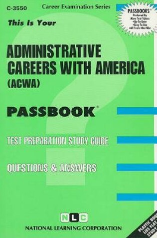 Cover of Administrative Careers with America