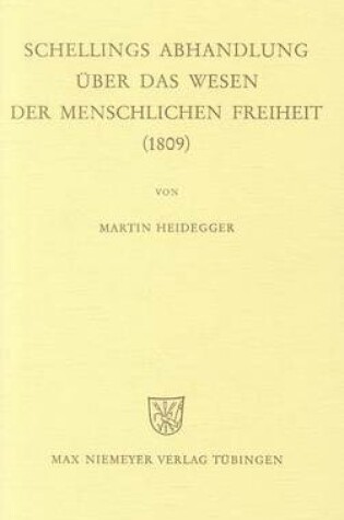 Cover of Schellings Abhandlung UEber das Wesen der menschlichen Freiheit (1809)