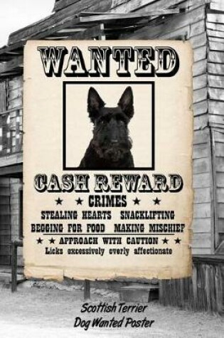 Cover of Scottish Terrier Dog Wanted Poster