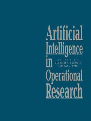 Book cover for Artificial Intelligence in Operations Research