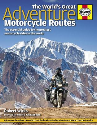 Book cover for The World's Great Adventure Motorcycle Routes