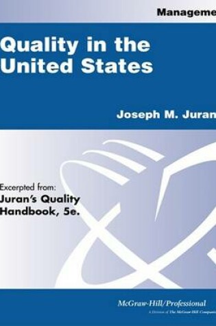 Cover of Quality in the United States