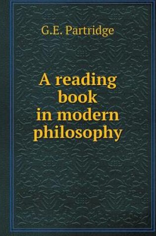 Cover of A reading book in modern philosophy