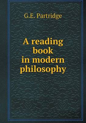 Book cover for A reading book in modern philosophy