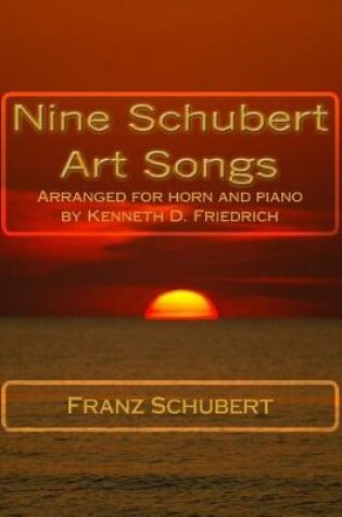 Cover of Nine Schubert Art Songs