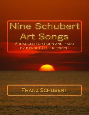 Book cover for Nine Schubert Art Songs