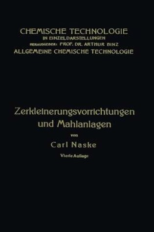 Cover of Zerkleinerungs-Vorrichtungen