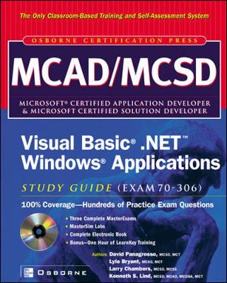 Cover of MCAD/MCSD Visual Basic(r) .NET(tm) Windows(r) Applications Study Guide (Exam 70-306)