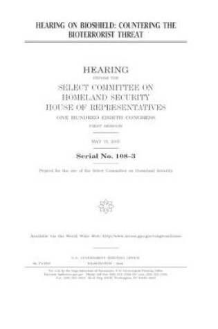 Cover of Hearing on BioShield