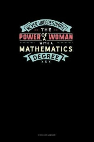 Cover of Never Underestimate The Power Of A Woman With A Mathematics Degree