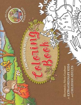 Book cover for The Brownpaper Mouse Coloring Book