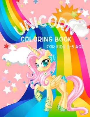 Book cover for Unicorn Coloring Book