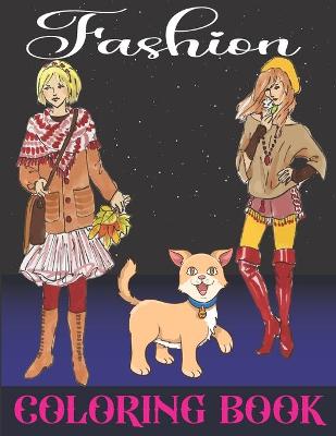 Book cover for Fashion Coloring Book