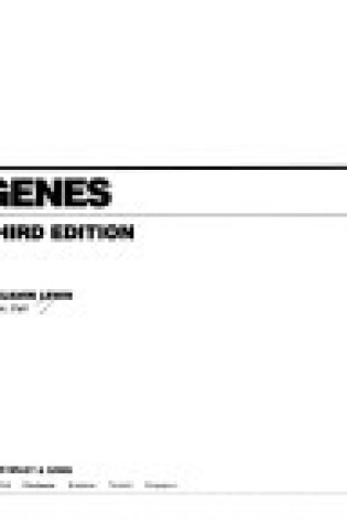 Cover of Genes