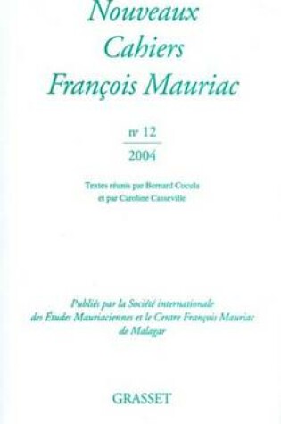 Cover of Nouveaux Cahiers Francois Mauriac N12
