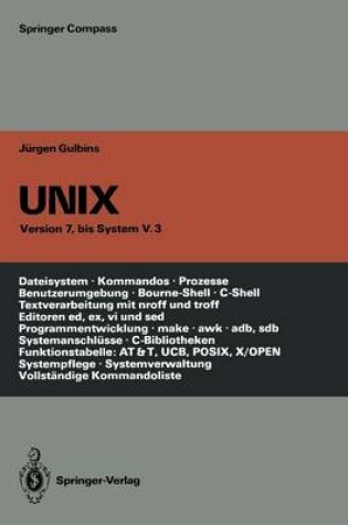 Cover of UNIX