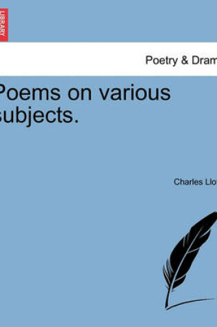 Cover of Poems on Various Subjects.