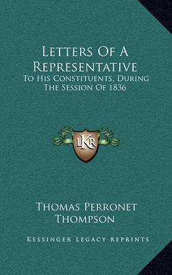 Book cover for Letters of a Representative